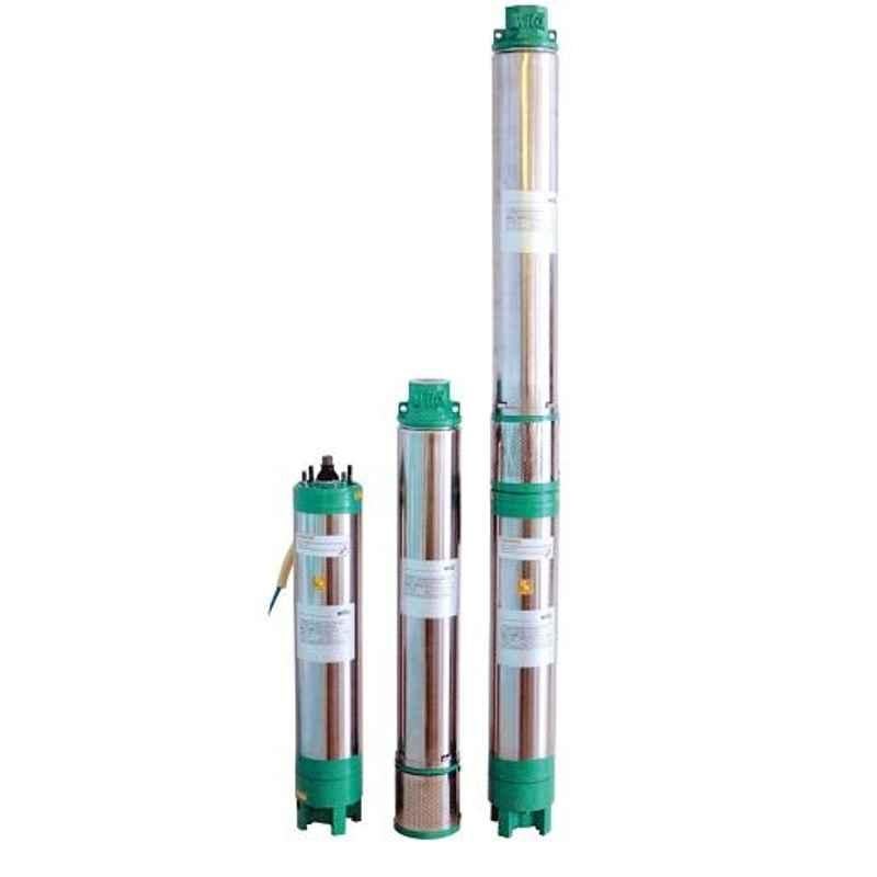 Wilo WBWP4 Prathak 1HP 8 Stage 4inch Borewell Water Filled Submersible Pump, 8200245