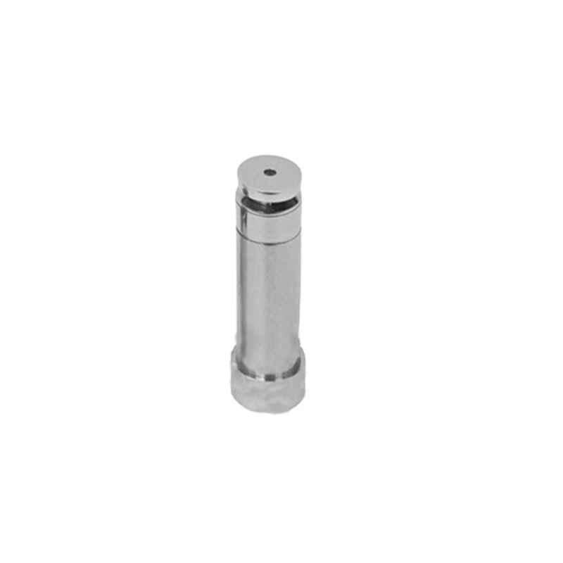 Smart Shophar 3 inch Stainless Steel Silver Round Door Magnet, SHA40DM-ROUN-SL03-P1 (Pack of 6)