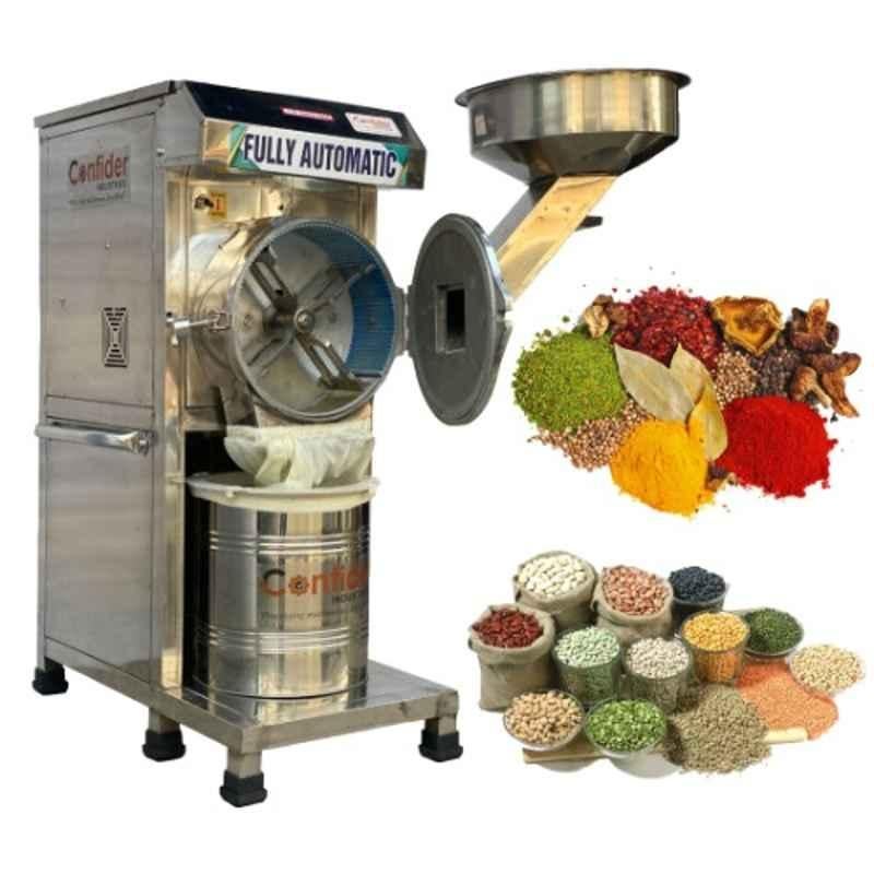 Confider 2HP Stainless Steel Single Phase Ultra Fine Pulverizer, SS212HA