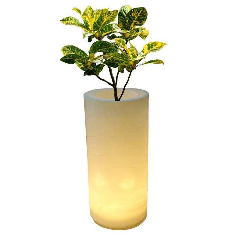 Yuccabe Italia LED CYL 30 Inch Planter