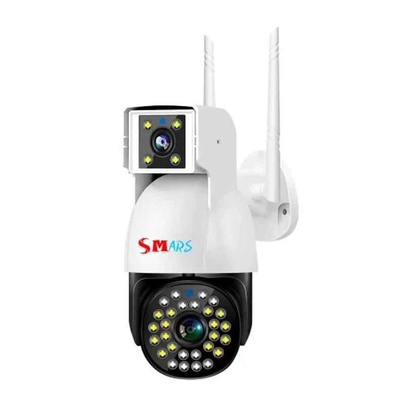 Smars 4MP Dual Lens IP PTZ Camera with AI Tracking Audio & Video Monitoring, MS-350