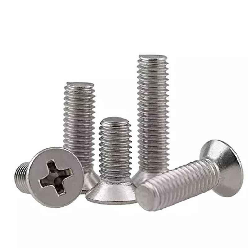 Rpi Shop M3x10mm Full Thread Phillips Drive CSK Head Screw (Pack of 100)