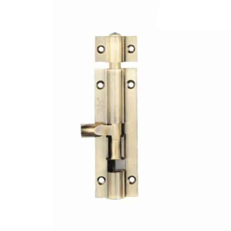 Yale 8 inch Regular Stainless Steel Antique Brass Finish Tower Bolt, YTB-8RG-AB