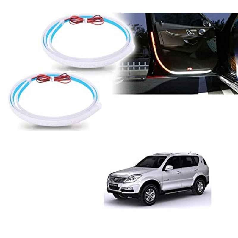 Kozdiko 2 Pcs 120cm Car Door Opening Warning LED Strips Safety Light Set for Mahindra Rexton