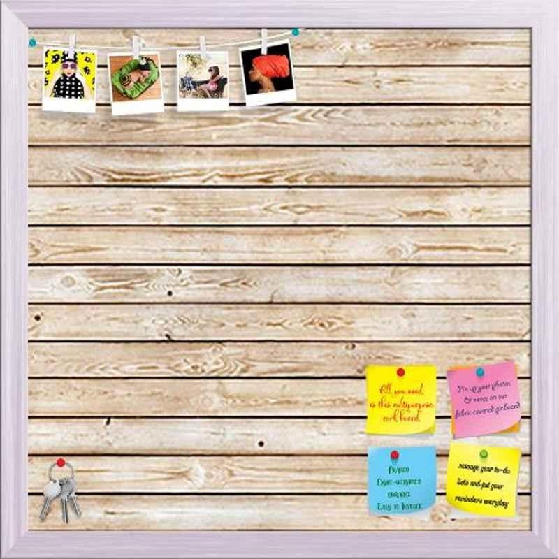 ArtzFolio 71.1x71.1x1cm White Printed Bulletin Notice Pin Soft Board, AZSAO30392892BLB_FR_L_05_WH