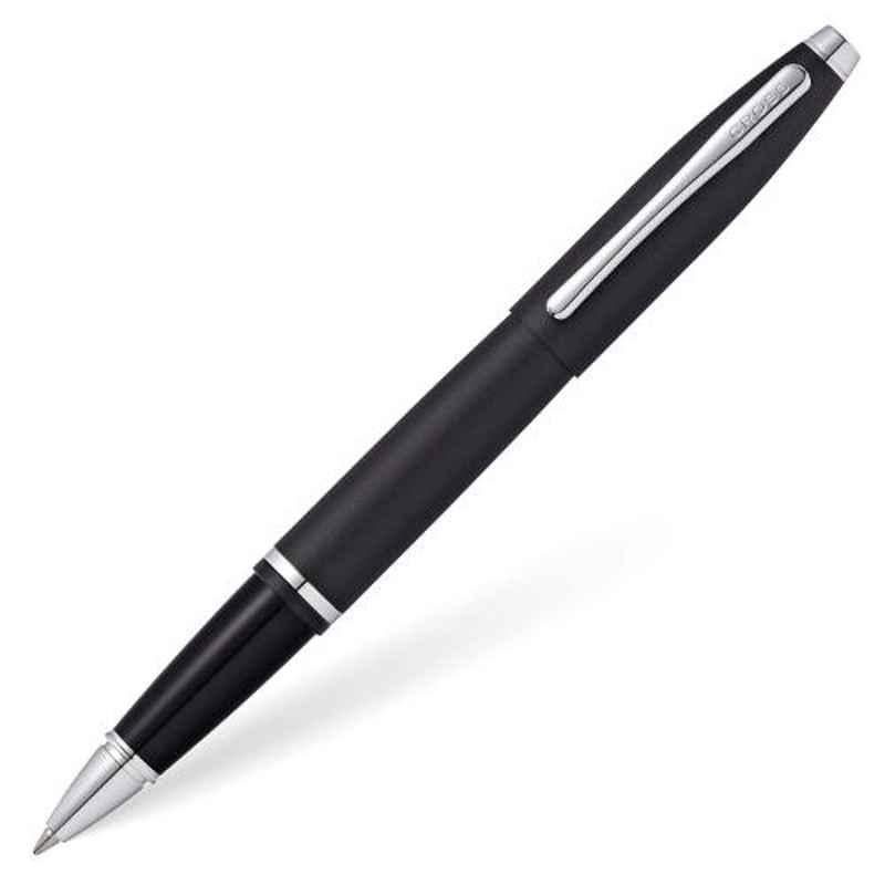 Cross Blue Ink Calais Matte Black Roller Ball Pen