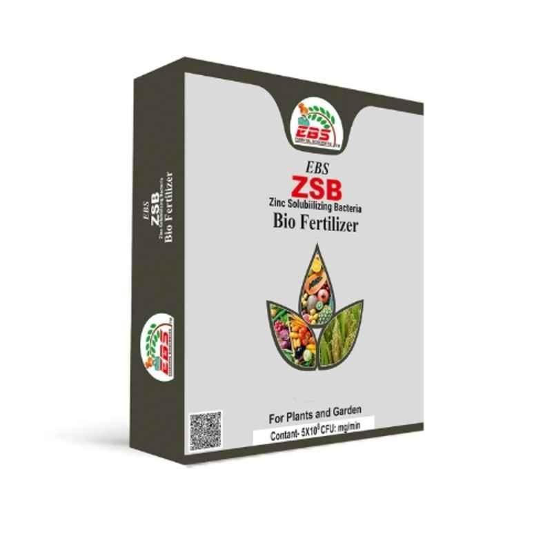 EBS 1kg Ecofriendly Zinc Solubilizing Bacterial 5x10^8 Bio Fertilizer for All Plants & Home Garden (Pack of 10)