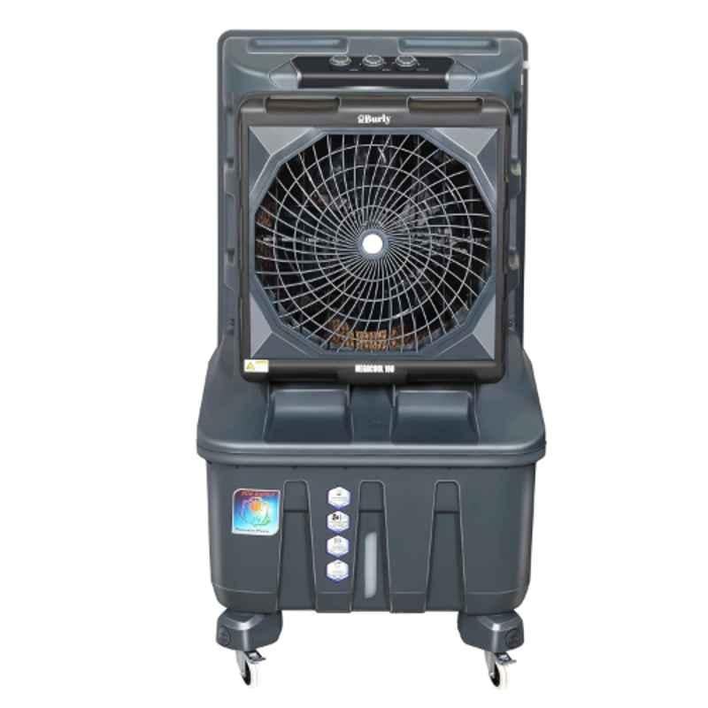 Burly Megacool 100 Litre Plastic Grey Portable Desert Cooler
