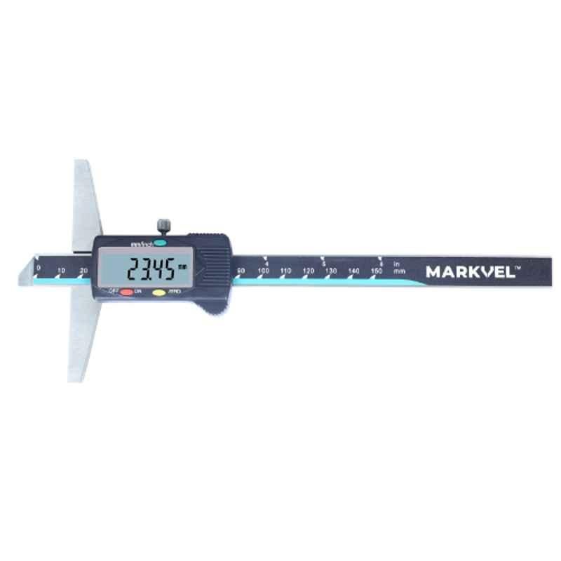 Markvel 150mm Stainless Steel Digimatic Depth Gauge, 126-150