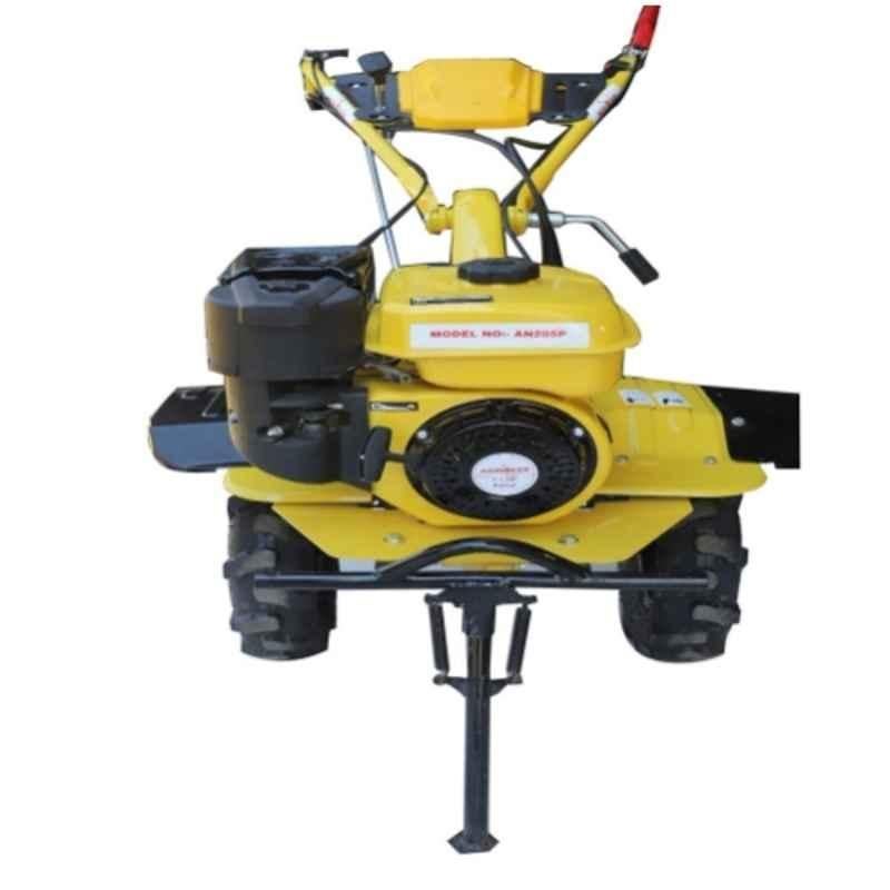 Kisan Tools 7HP Yellow Petrol Power Weeder with Premium Engine, EKT-170F