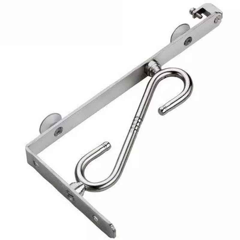 RiseOm 12 inch Stainless Steel SL Type Shelf Holder Bracket, T5-JSW2-HLAW (Pack of 2)