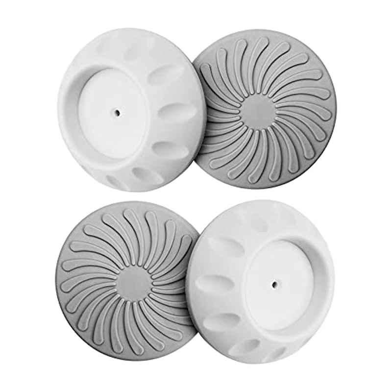 Safe-O-Kid White ABS Wall Protector Bumper Guards for Baby Safety Gate, SOK9WALPR002 (Pack of 4)