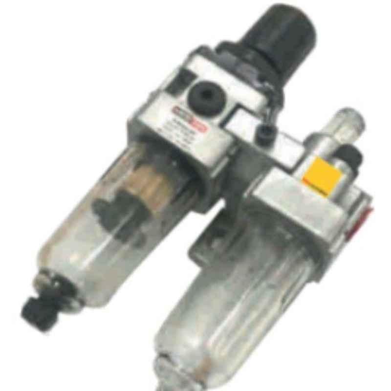 Akari 1/2 inch Air Preparation Unit J-Type FRL without Guage, HQ-AC-4010-04