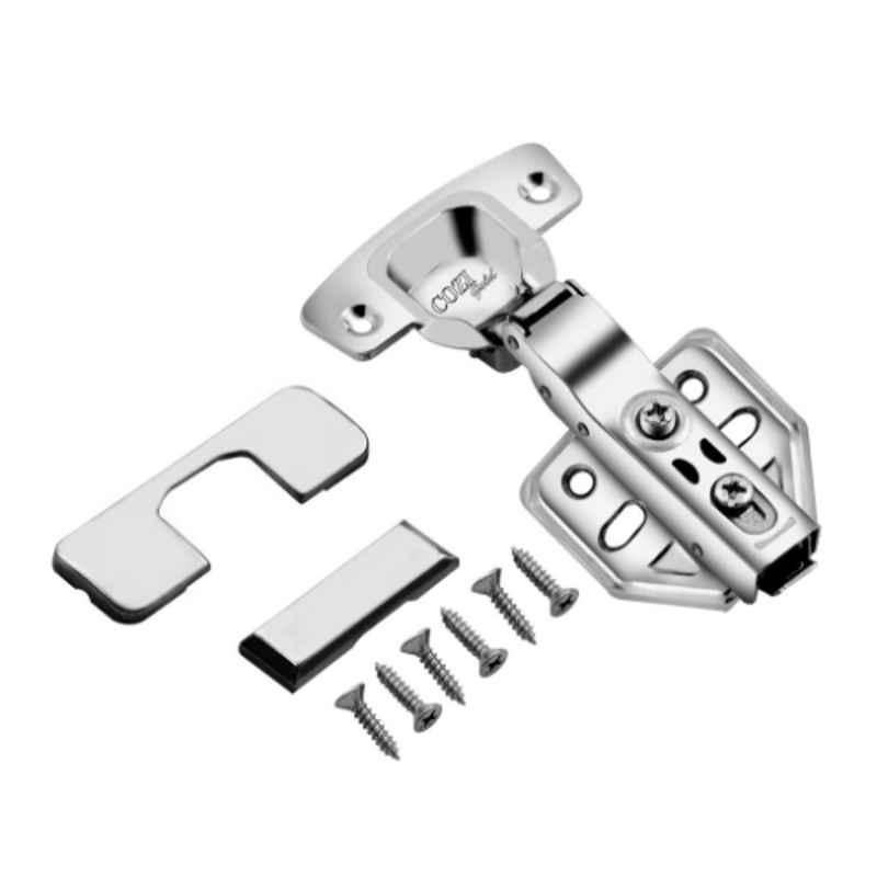 Cozi Gold 4.3 inch 8 Crank 3D Mild Steel Auto Closing Hinge, YS1808 (Pack of 5)