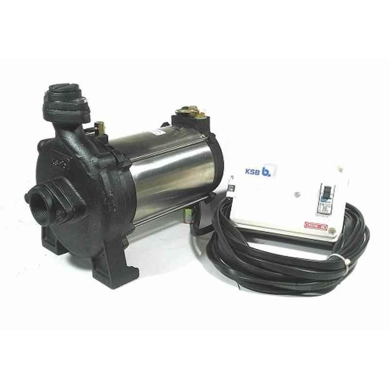 KSB Opal 05 0.5HP Single Phase Open well Submersible Pump with Control Panel