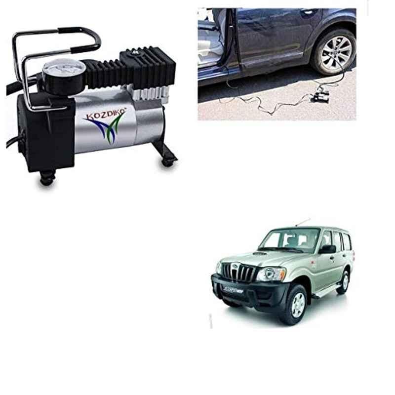 Kozdiko 12V DC Heavy Duty Metal Tyre Inflator for Mahindra Old Scorpio, Tyre_Inflator_D128