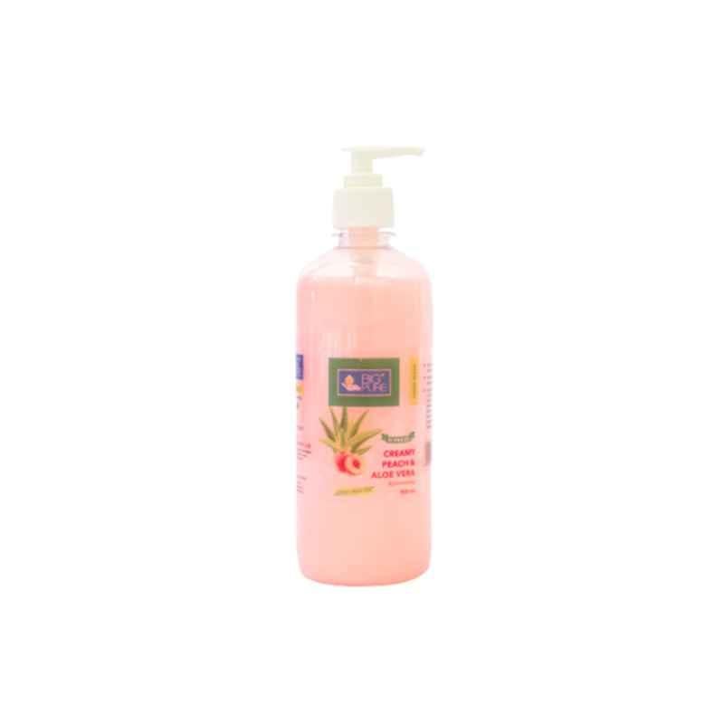 Big Pure 500ml Creamy Peach & Aloevera Pealised Type Liquid Hand Wash