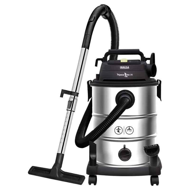 Inalsa Master Vac 35 1700W Wet & Dry Canister Vacuum Cleaner with Blower Function & 35 Litre Tank Capacity