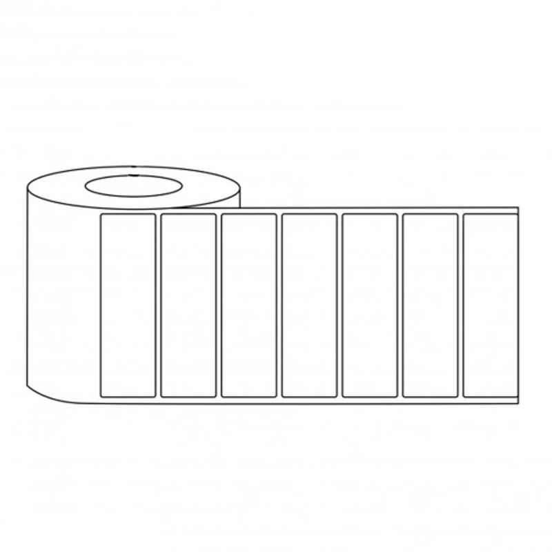 LabelKart 38x16mm Paper White 1UP Chromo Label Roll