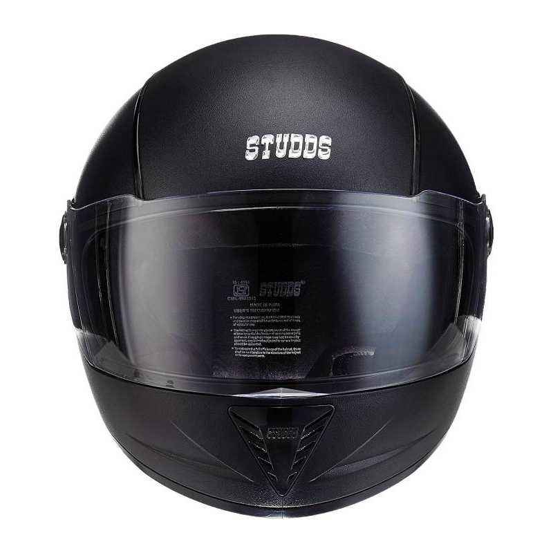 Studds Professional Black Full Face Helmet, Size (Large, 580 mm)