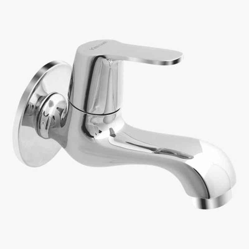 Kerovit Joy Silver Chrome Finish Bib Tap with Flange, KB1511004
