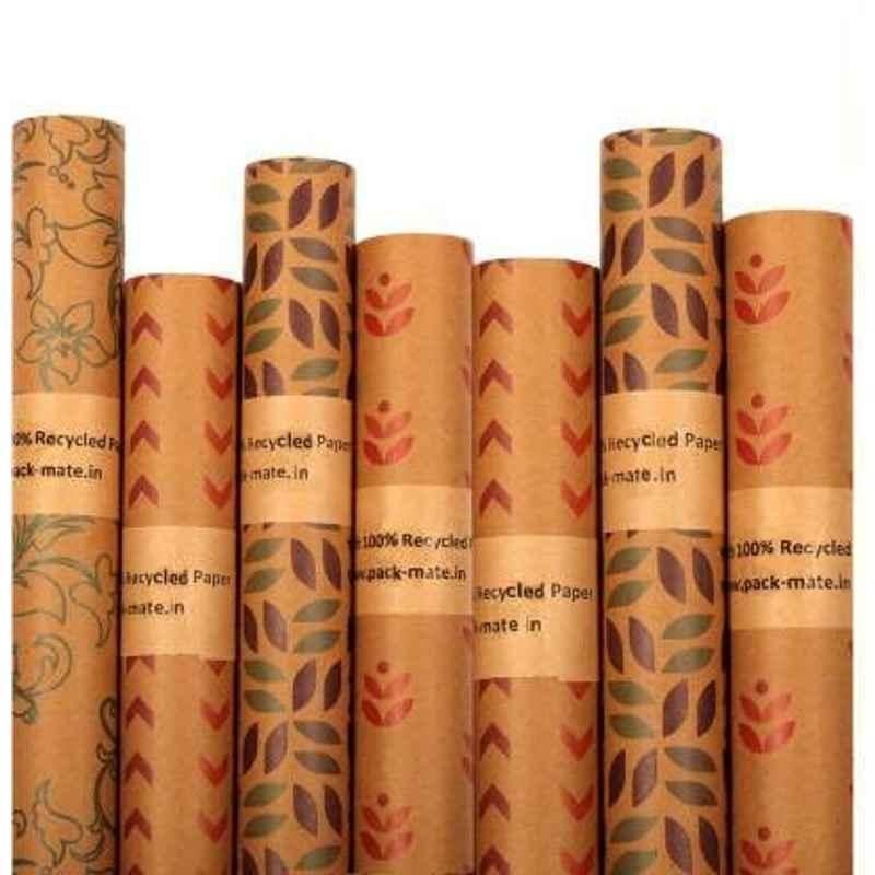 PackMate 23x33 inch 70GSM Gift Wrapping Paper (Pack of 8)