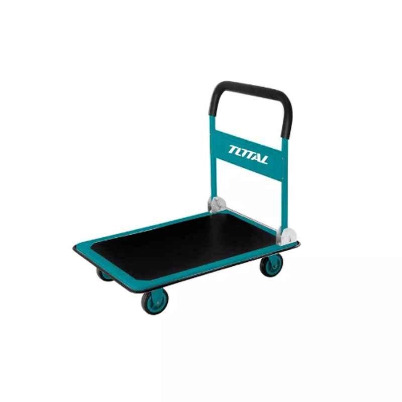 Total 150kg Blue & Black Foldable Platform Hand Truck, THTHP11502