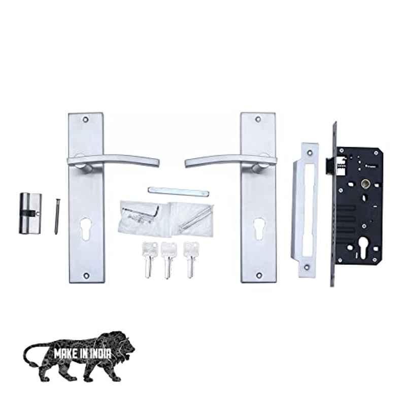 Voltizi Ivy 10 inch â€ŽStainless Steel 304 Matt Finish Mortise Door Lock with Door Handle Lock Set