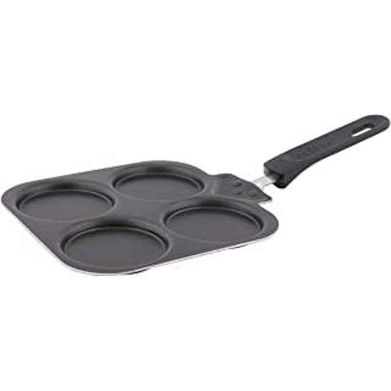 Nirlep 2.2mm Maroon Aluminium Non Stick Multi Snack Maker, MSM04 (Pack of 2)