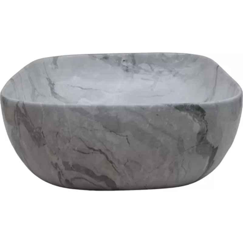 Hisre 45x33x12.7cm Ceramic White Table Top Wash Basin, SKT1008