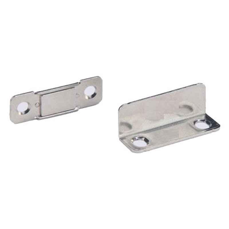 Nixnine 4x1.7x1.5cm Ultra Thin Magnetic Door Stopper, SS_THN_MNT_L_TP_2PS (Pack of 2)