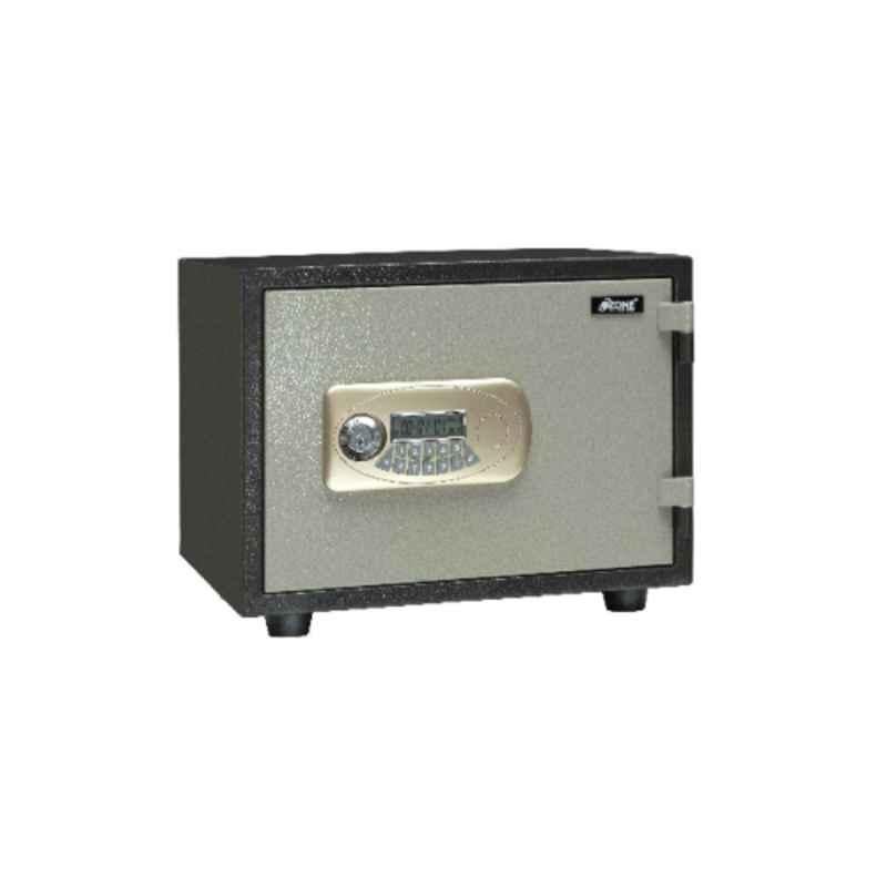 Ozone FP-11 19L 390x496x385mm Steel Silver Fireproof Digital Safe with Pin Code & Key Access(Tijori)