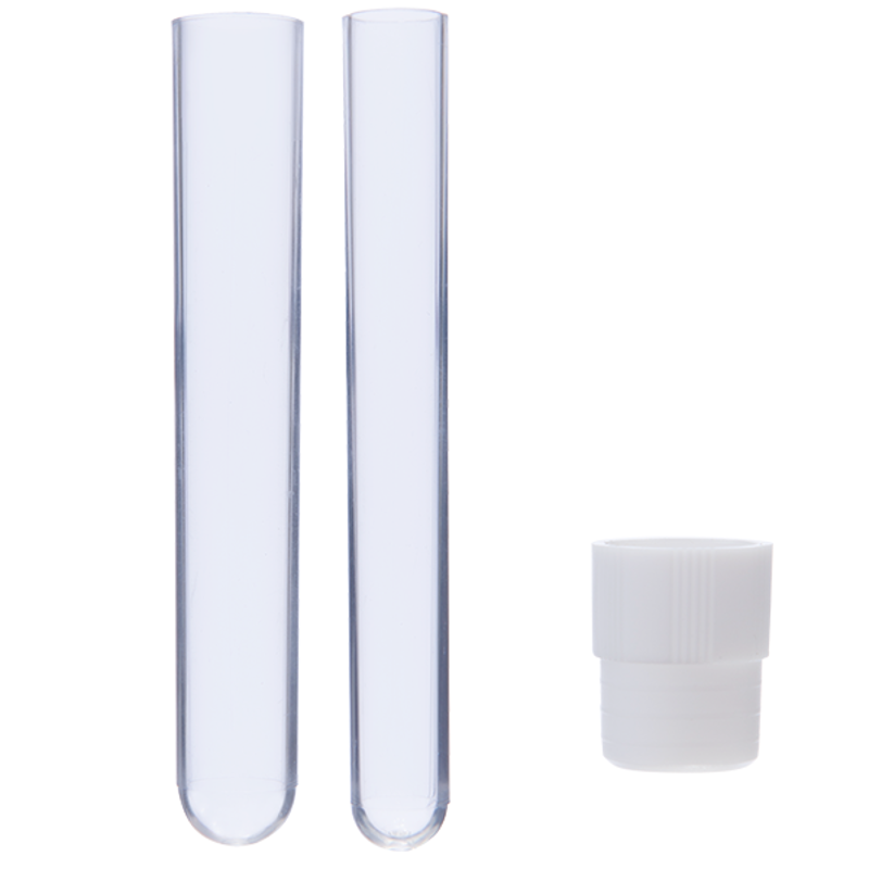 Abdos 500Pcs Cap & Plastic Test Tubes, P10311