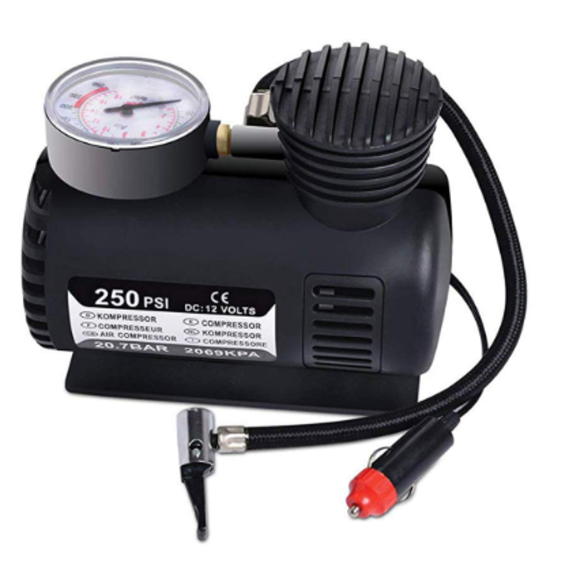 Vox 12V Electric Inflatable Air Pump Compressor for Car & Bike Tyre