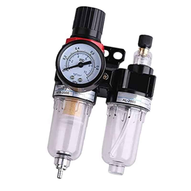 Techno 1/4 inch Airtech FRL with Gauge, AFC2000