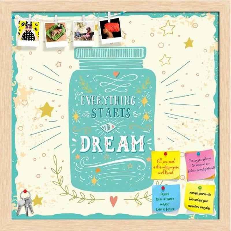 ArtzFolio 30.5x30.5x1cm Natural Brown Printed Bulletin Notice Pin Soft Board, AZSAO41691449BLB_FR_L_01_NB