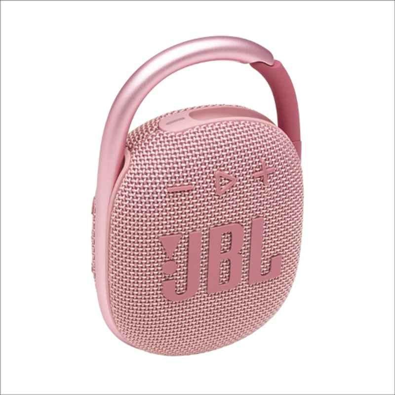 JBL Clip 4 Pink Ultra Portable Waterproof Speaker, JBLCLIP4PINK
