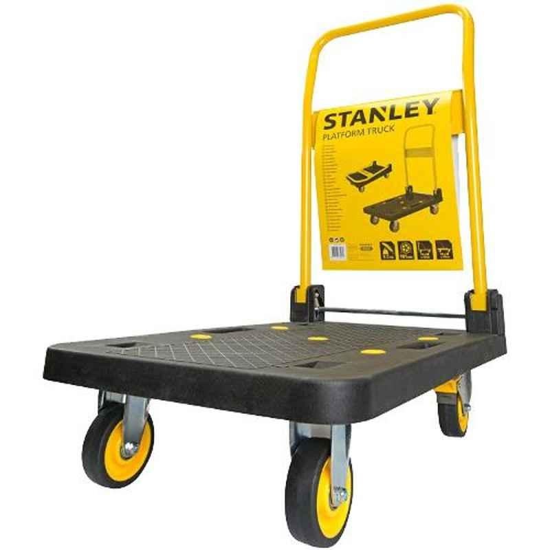 Stanley 150kg Polypropylene Black & Yellow Portable Foldable Platform Trolley, SXWTC-PC508