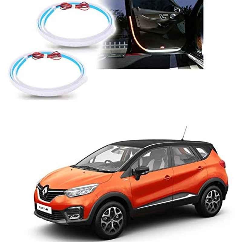 Kozdiko 2 Pcs 120cm Car Door Opening Warning LED Strips Safety Light Set for Renault Captur