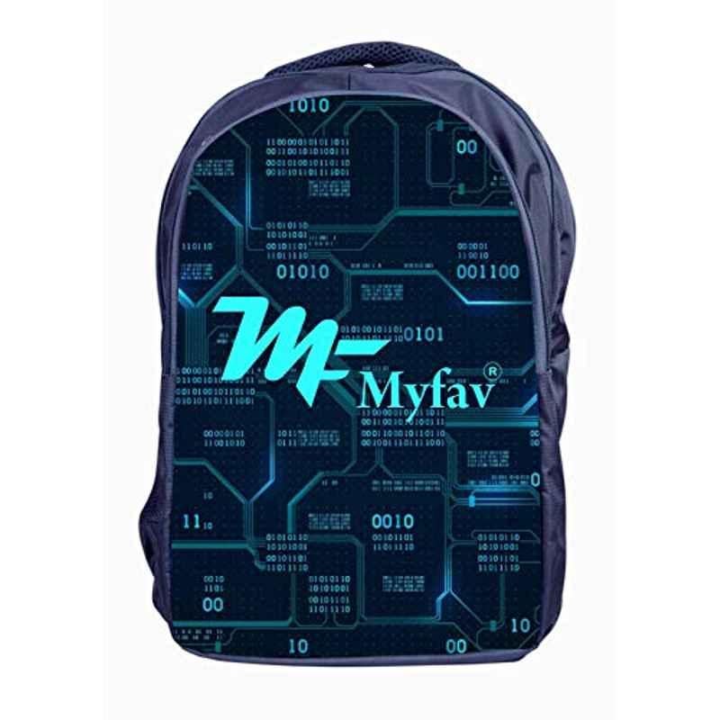 My Fav Polyester Printed Laptop Backpack, MFB0062