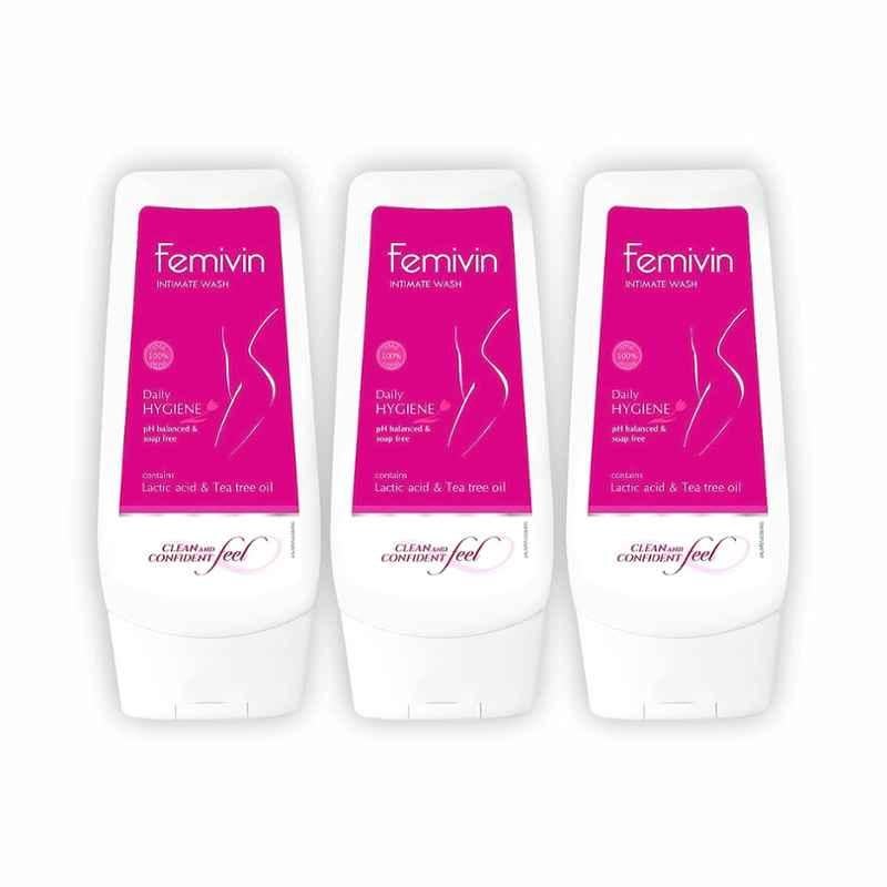 Leeford Femivin 100ml Intimate Wash for Women (Pack of 3)