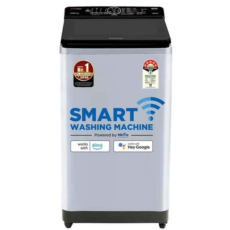 Panasonic NA-F75V10LRB 7.5kg 5 Star Silver Wi-Fi Enabled Smart Fully Automatic Top Load Washing Machine