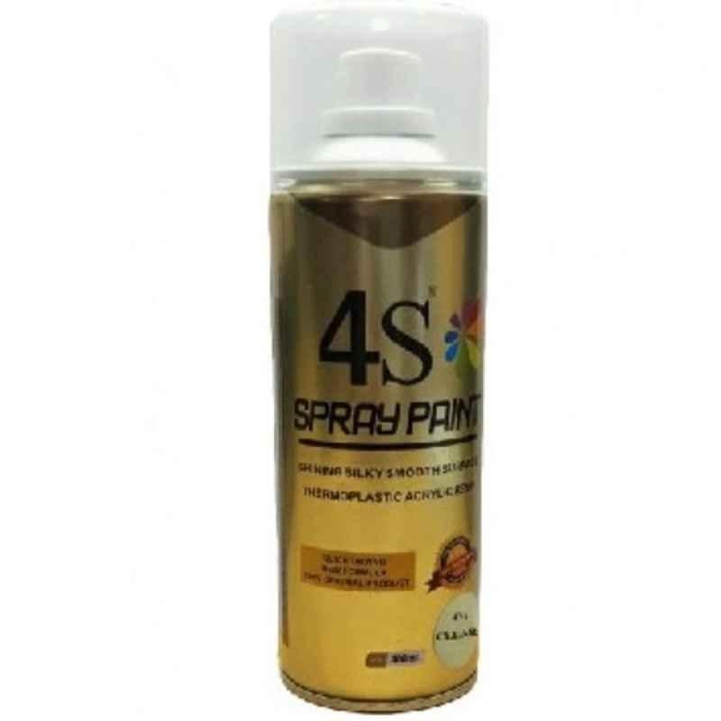 4S 400ml Clear Aerosol Acrylic Spray Paint, 4S431 (Pack of 24)
