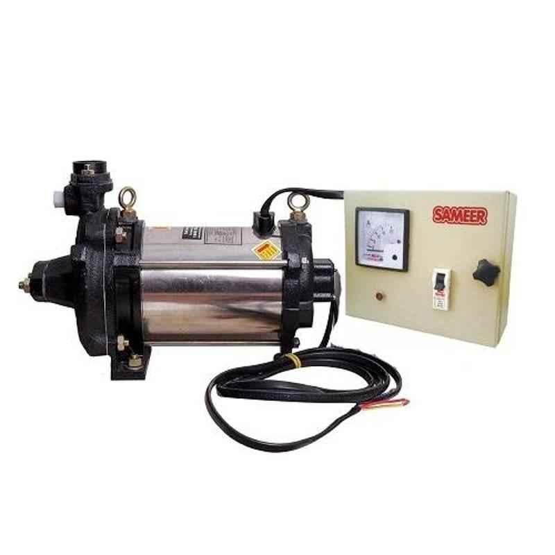 Sameer I-Flo 0.5HP Single Phase Submersible Pump Set for Openwell with Control Panel, Discharge Range upto 4800 lph, Total Head: 72 ft & 1 Year Warrantyï¿½