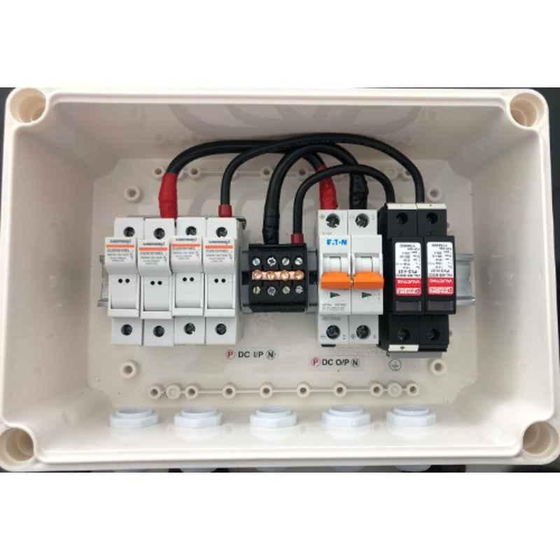 Daystar 4 in 1 Out 600V Solar DC Distribution Box with 63A/2P MCB, SPD & 4x15A Fuse
