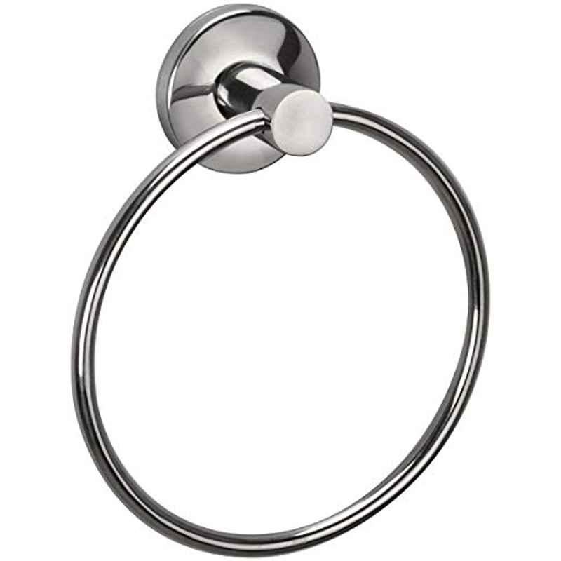 Logger Stainless Steel Chrome Finish Napkin & Towel Ring Holder