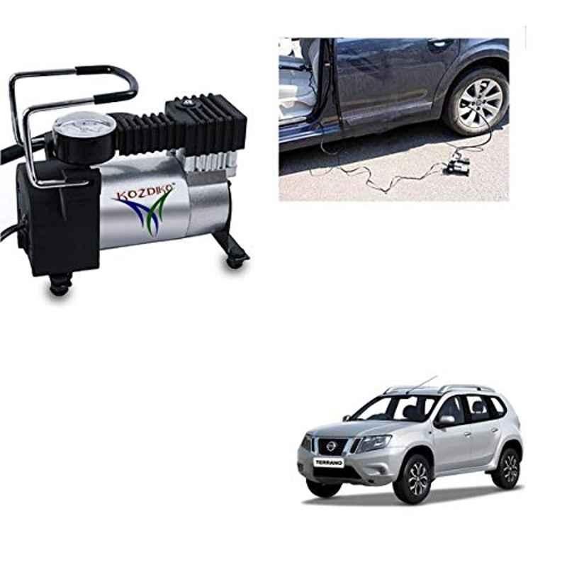 Kozdiko 12V DC Heavy Duty Metal Tyre Inflator for Nissan Terrano, Tyre_Inflator_D60