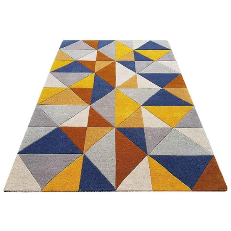 Carpetify 3x5ft Multicolor Handmade Shaggy Fur  Rug Carpet, 0729Y5AW3H4