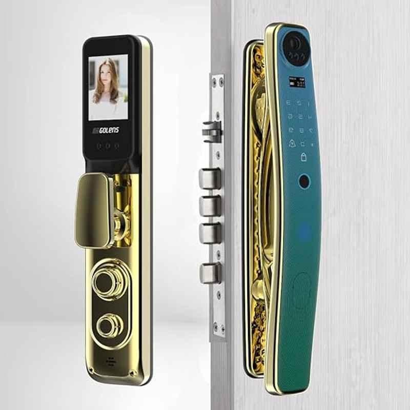 Golens X17 Premium Alloy Steel 8 Ways Access Smart Digital Door Lock with 3D Face Recognition