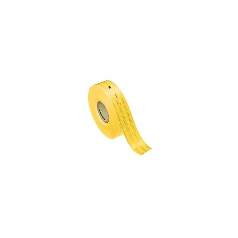 3M 2 Inch Yellow Reflective Tape, Length: 6 ft